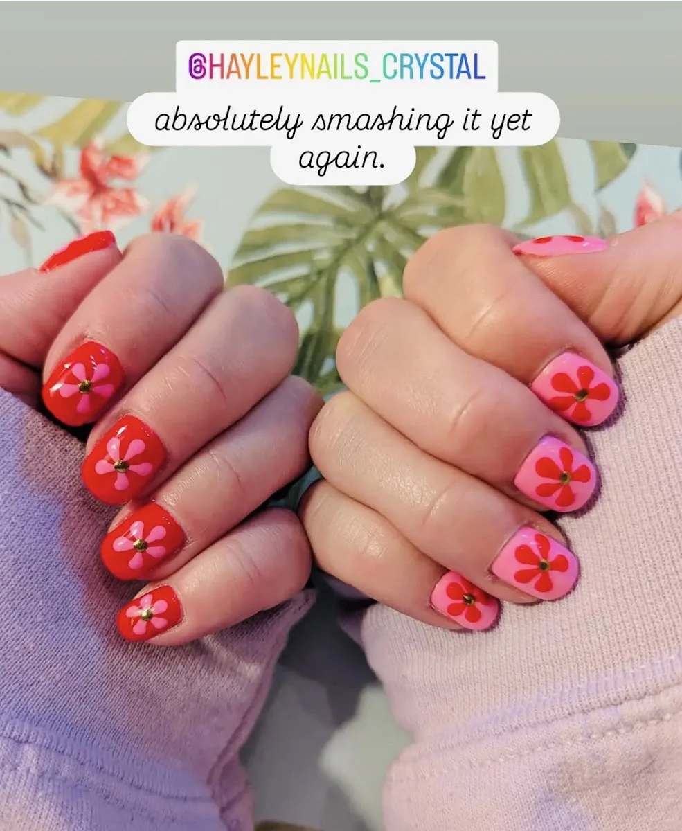 Finished nails at Hayley Nails Spa